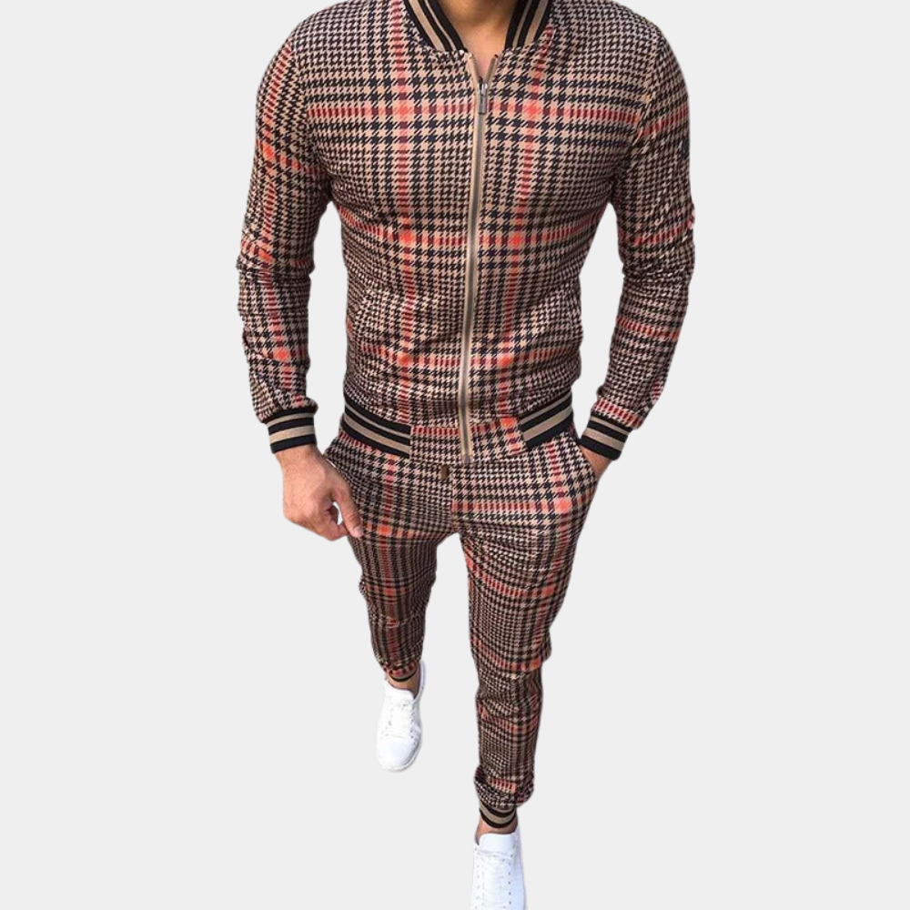 Heren Sportief Trainingspak Comfort Fit