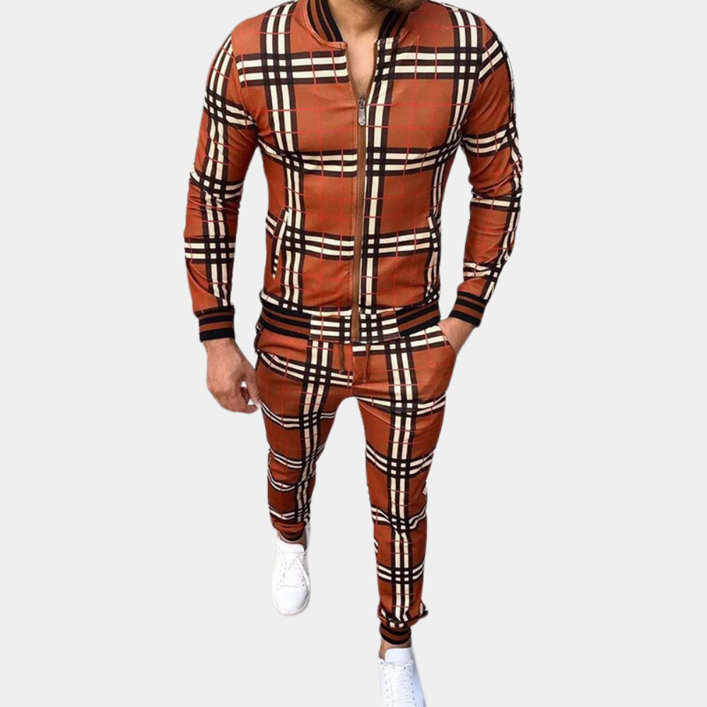 Heren Sportief Trainingspak Comfort Fit