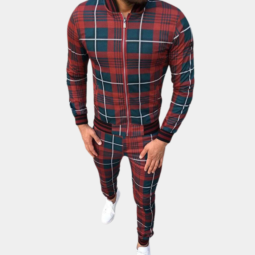Heren Sportief Trainingspak Comfort Fit