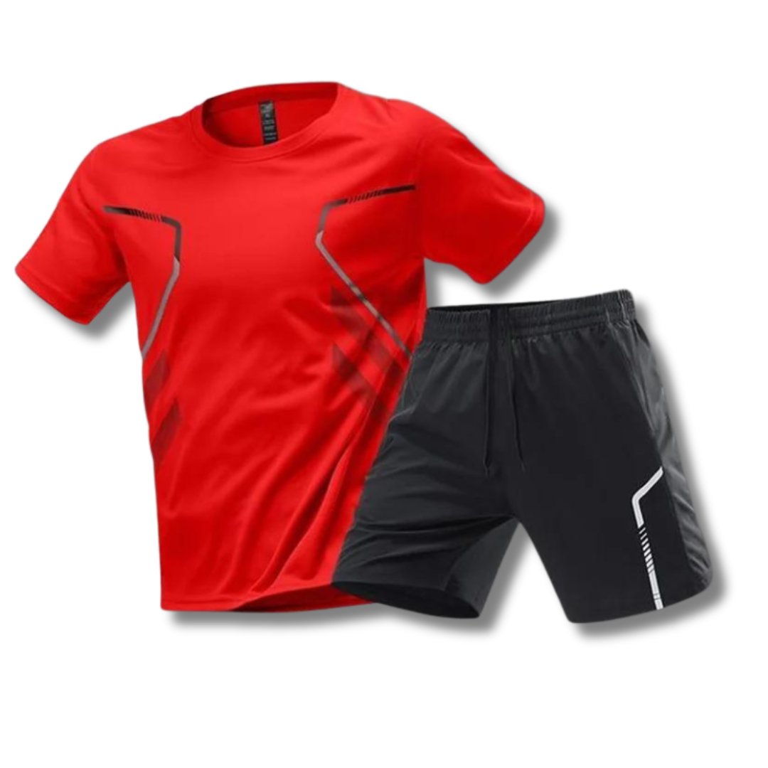 Heren Sportkleding Set - Shirt en Korte Broek