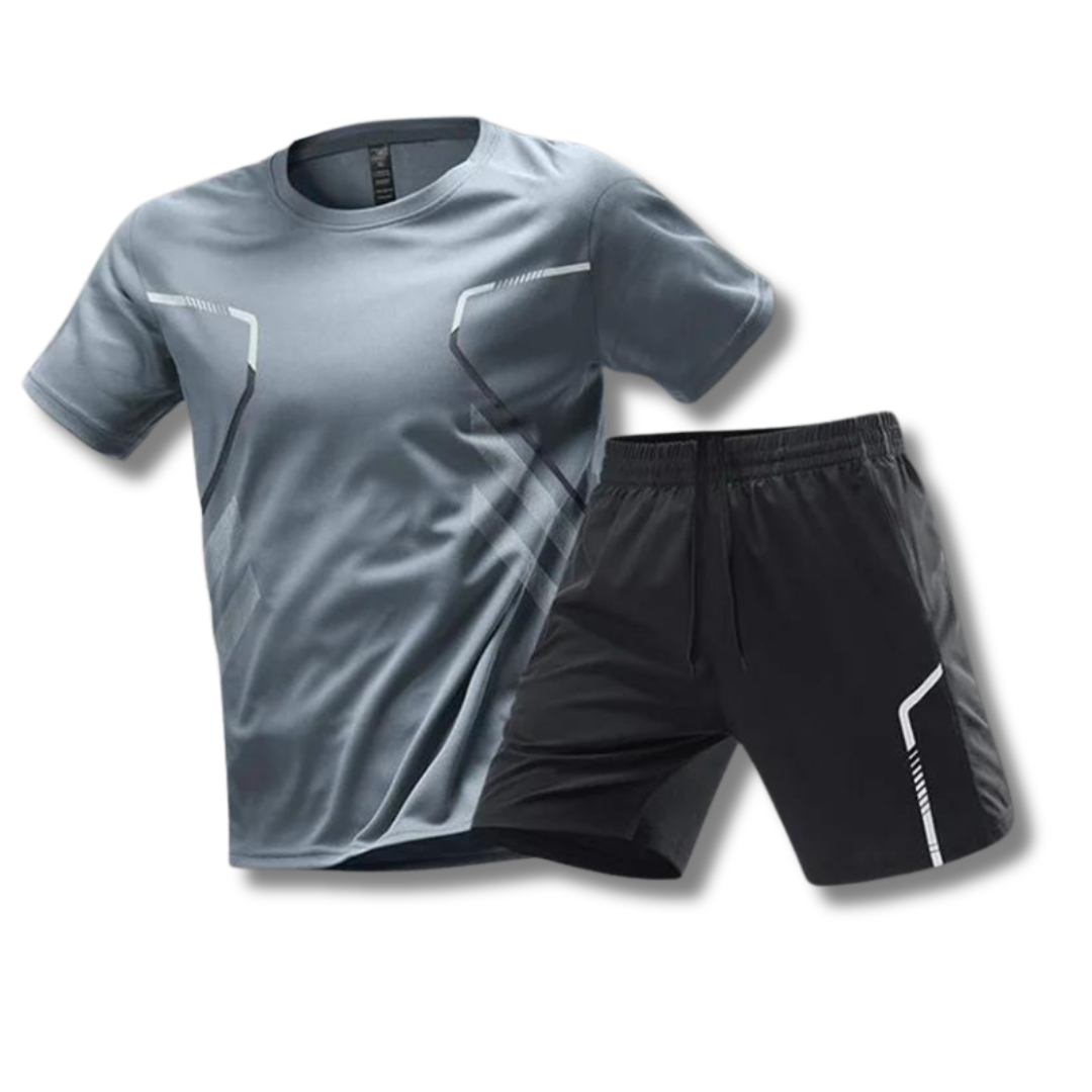 Heren Sportkleding Set - Shirt en Korte Broek