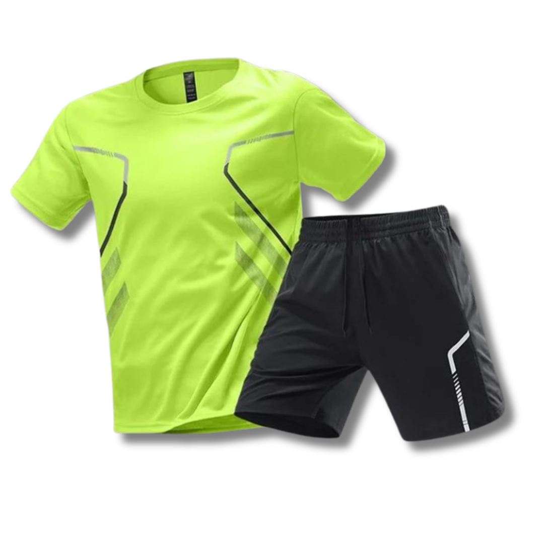 Heren Sportkleding Set - Shirt en Korte Broek