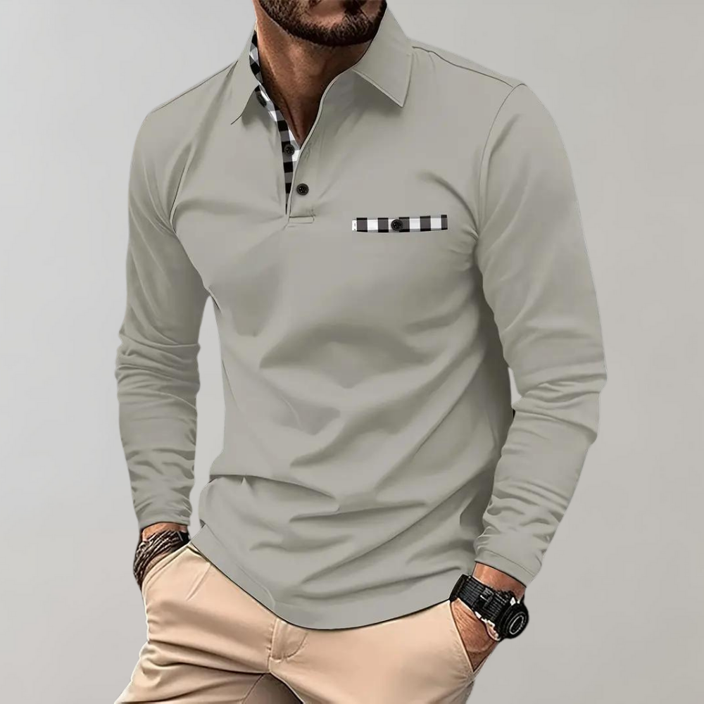 Heren T-shirt Lange Mouwen Stijlvol Comfortabel