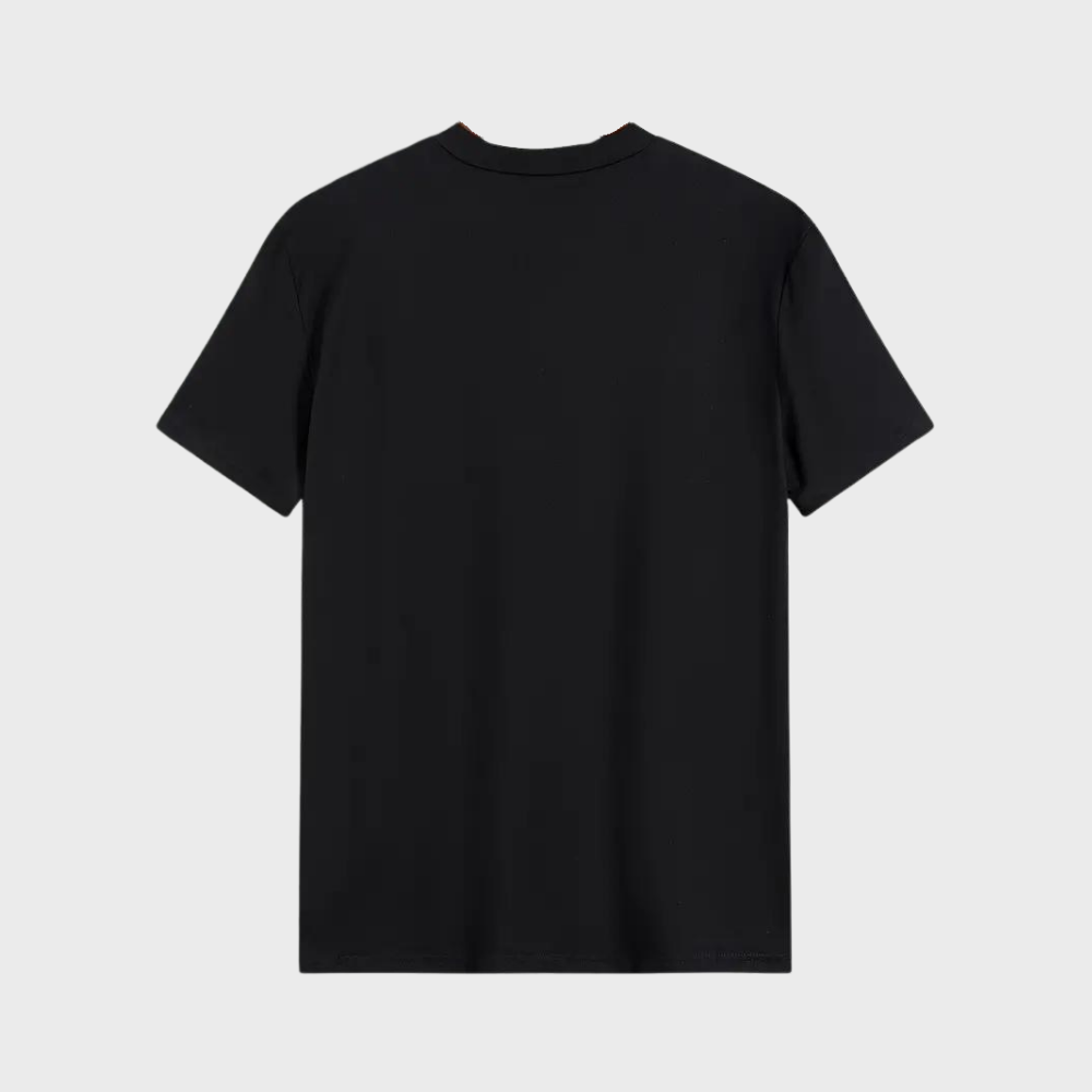Heren T-shirt Ronde Hals Minimalistische Print