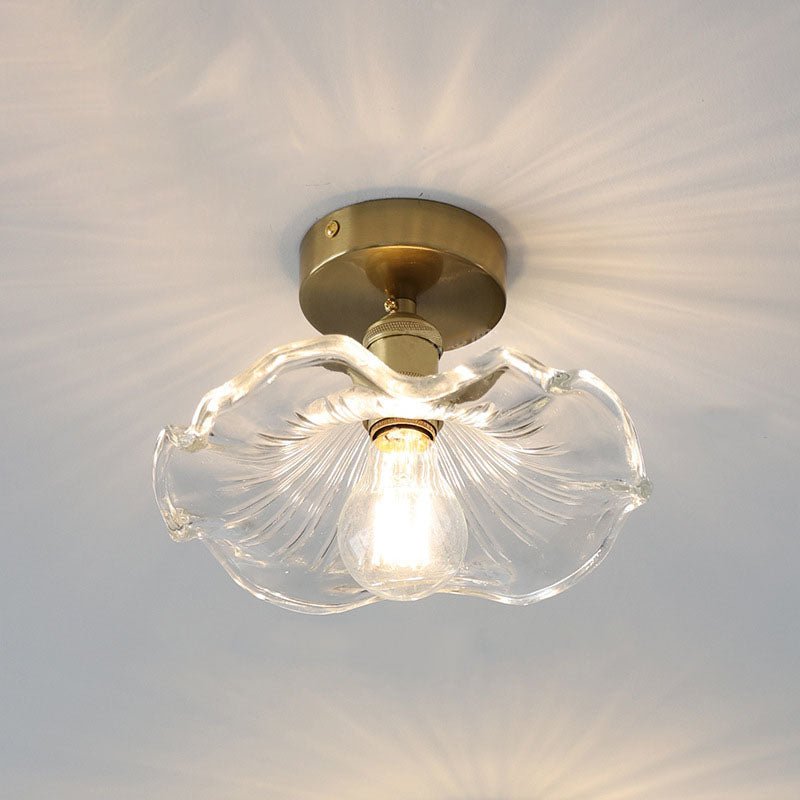 Hibiscus Plafondlamp - Hoogwaardig Glas Sfeer