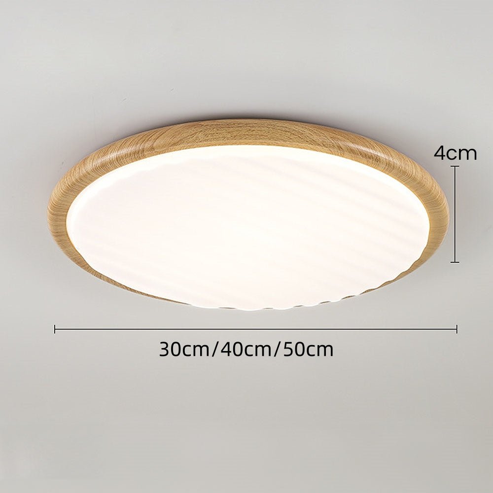 Houten LED Plafondlamp - Moderne Verlichting Léandre