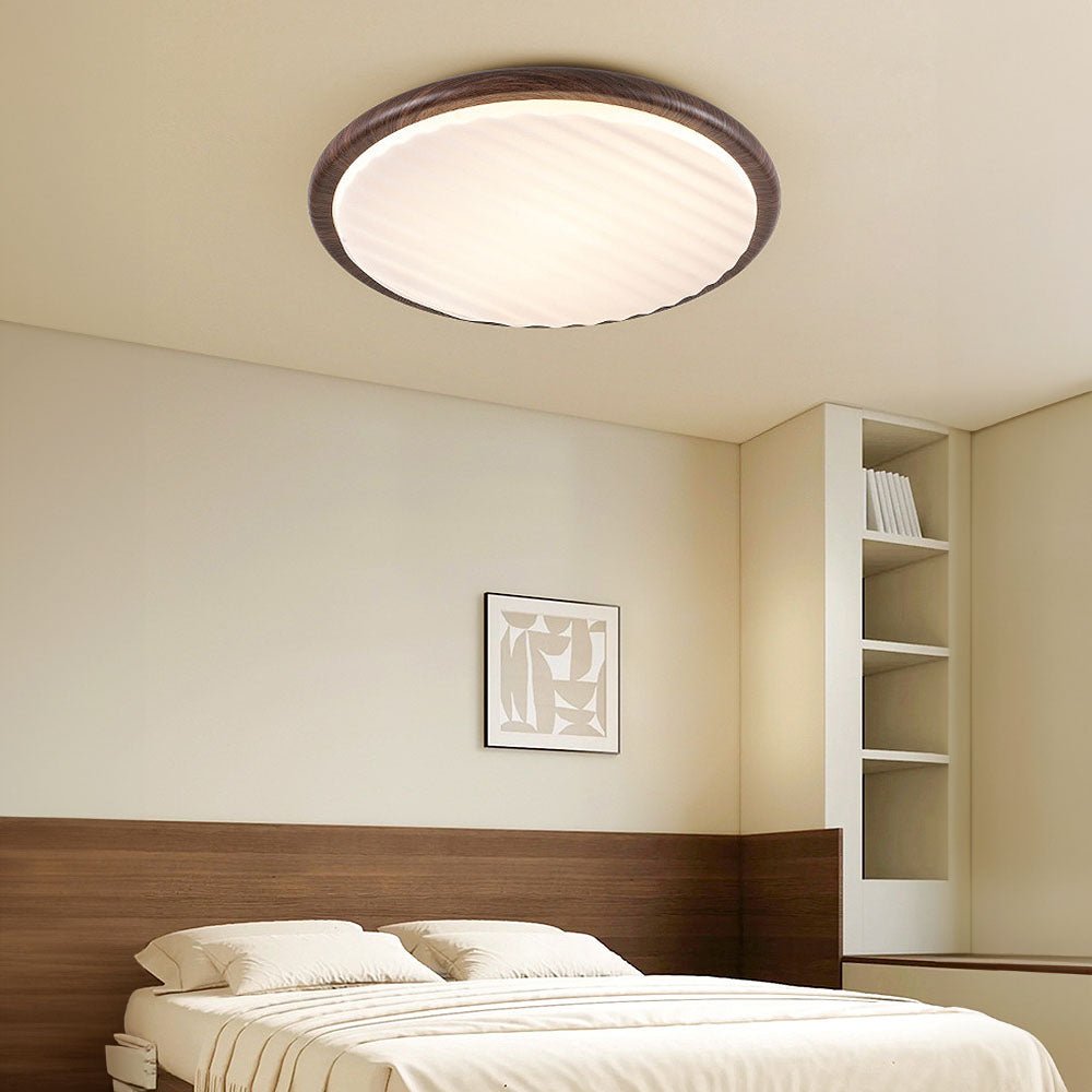 Houten LED Plafondlamp - Moderne Verlichting Léandre