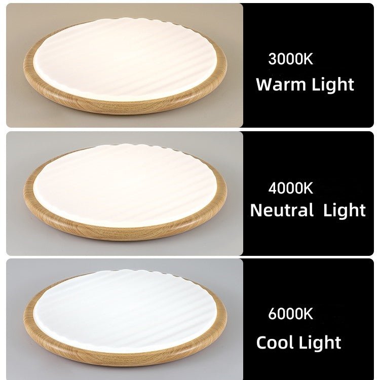 Houten LED Plafondlamp - Moderne Verlichting Léandre
