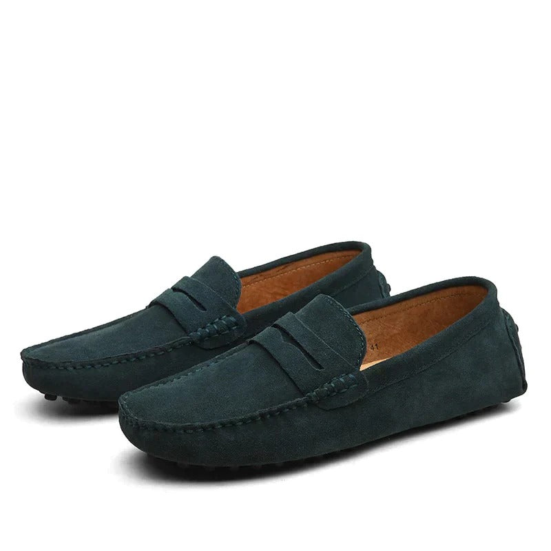 Italiaanse Suède Herenloafers - Robert