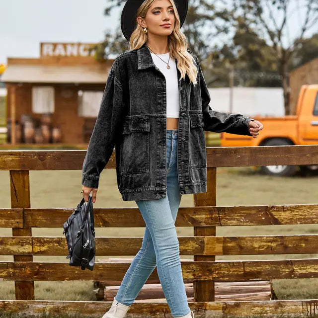 Jasmijn Tijdloos Denim Jack Dames
