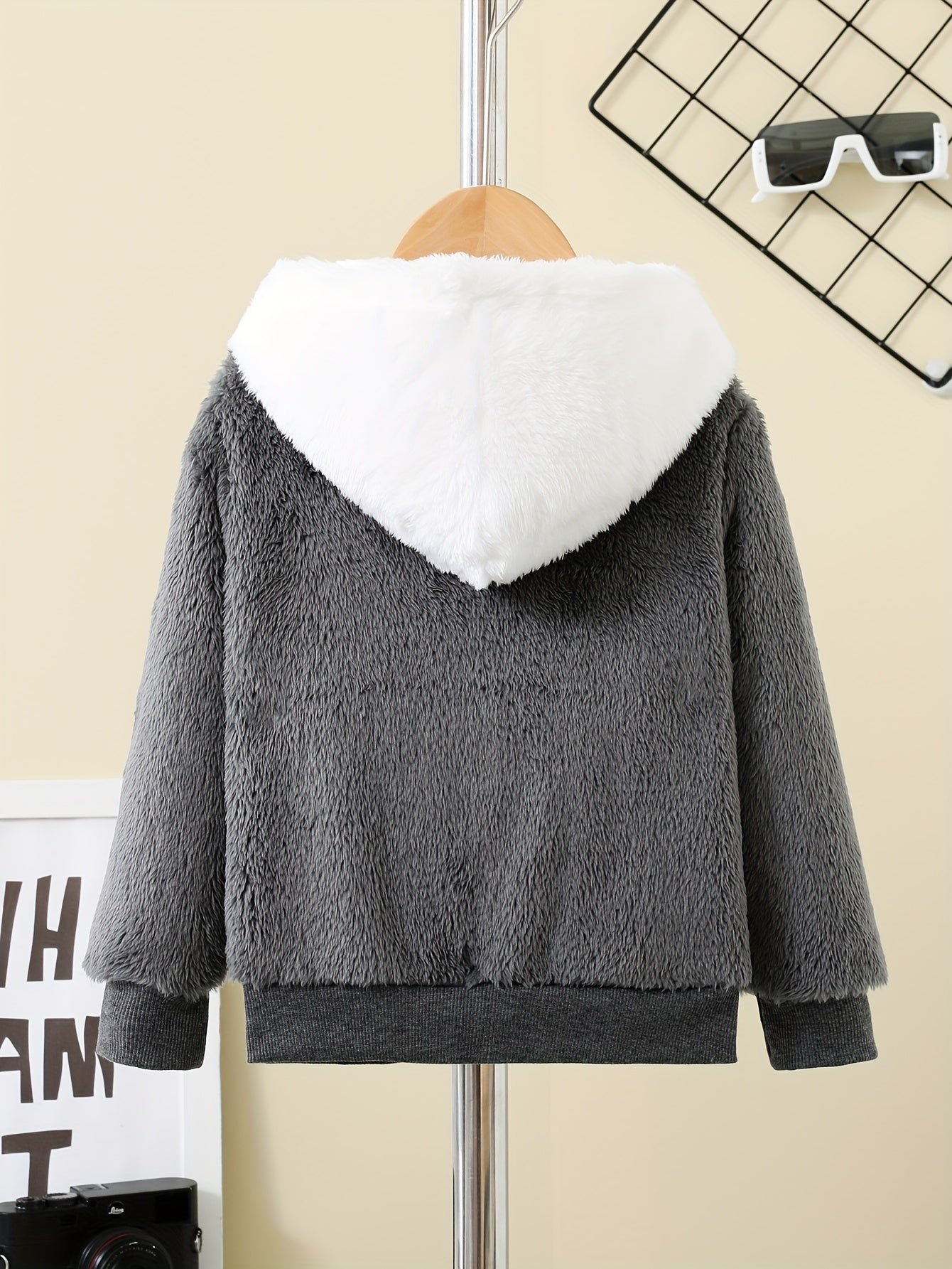 Kinder Fleece Capuchonjack met Rits