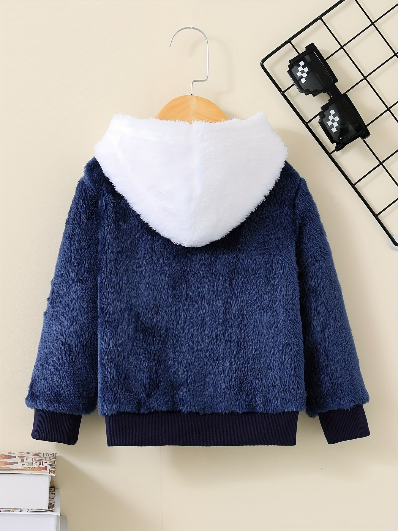 Kinder Fleece Capuchonjack met Rits