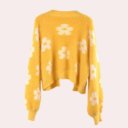 Knusse Damestrui met Bloemenprint en Mouwen