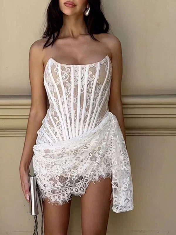Korset Mini Jurk Elegantie