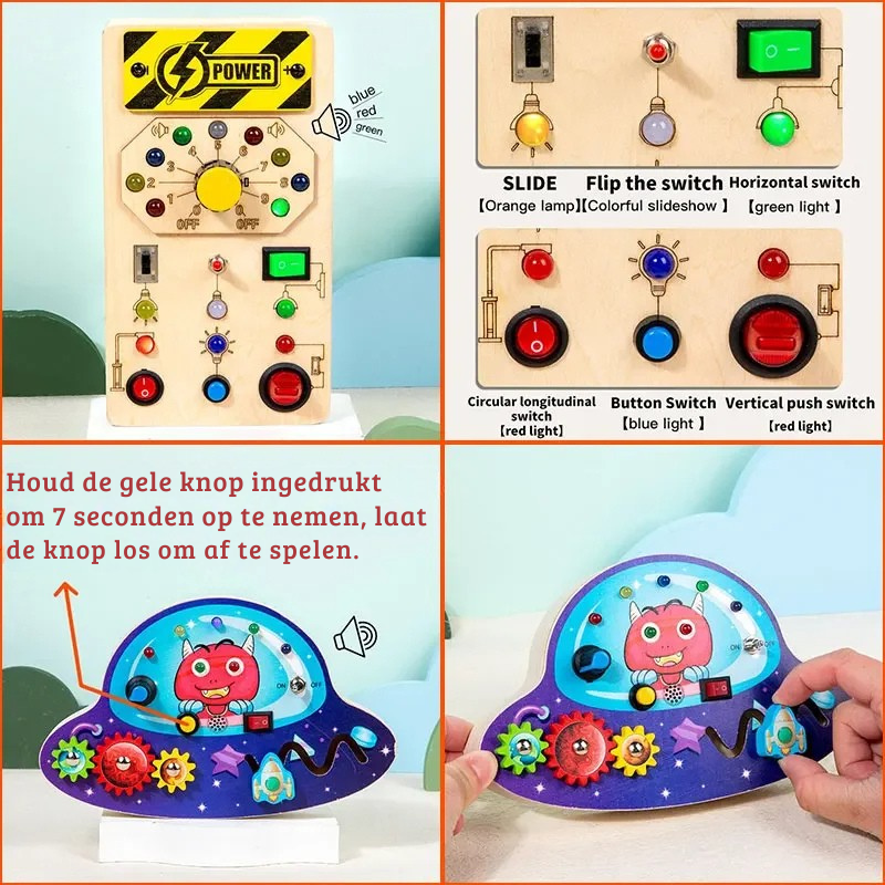 LED Activiteitenbord voor Kinderen (2-6 jaar)