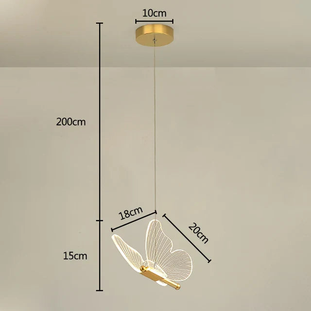 LED Vlinder Hanglamp Kinderkamer Magisch Design