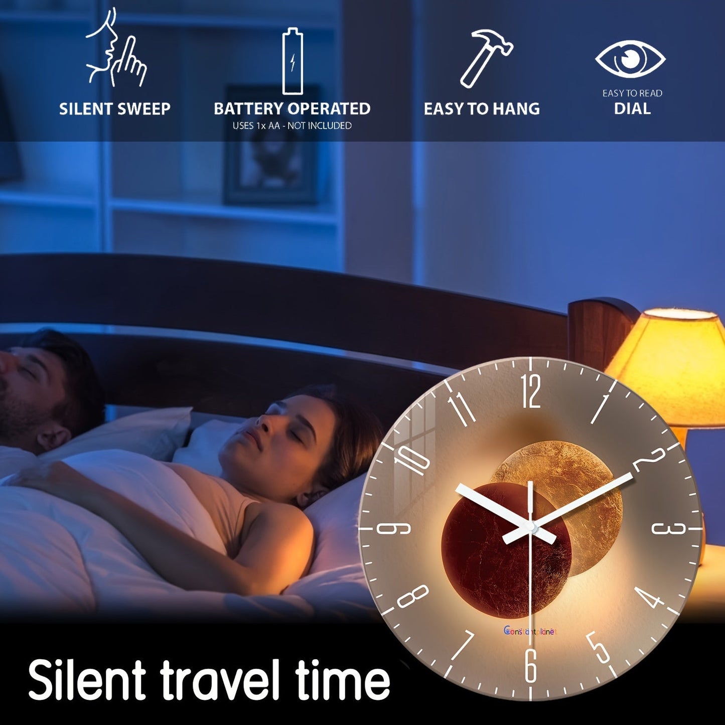 LED Wandlamp Energiezuinig - Kosmische Elegantie Cogs
