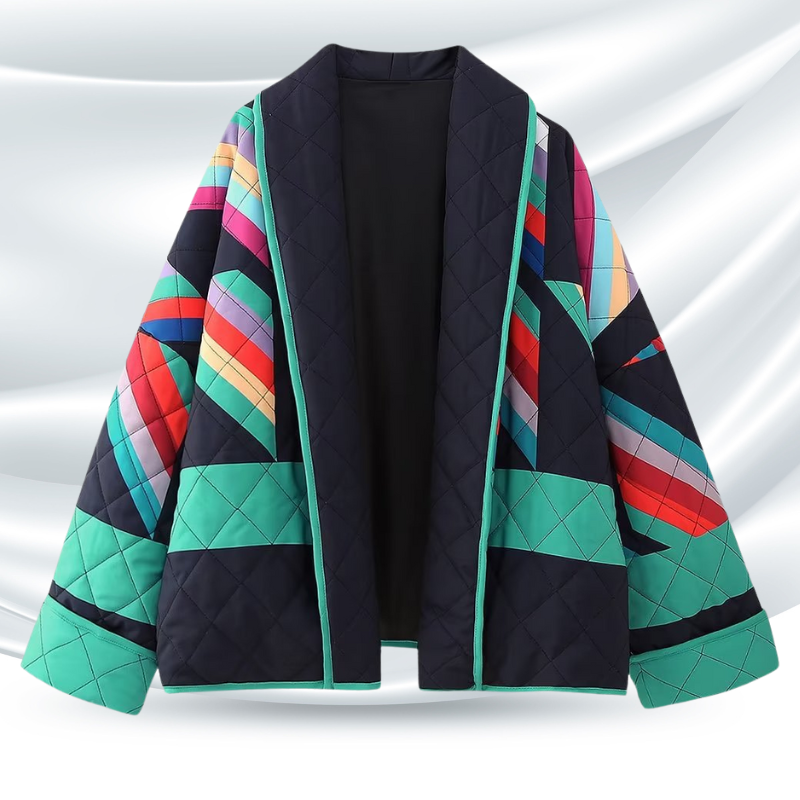 Lentejas Dames - Creatieve Patchwork Jas