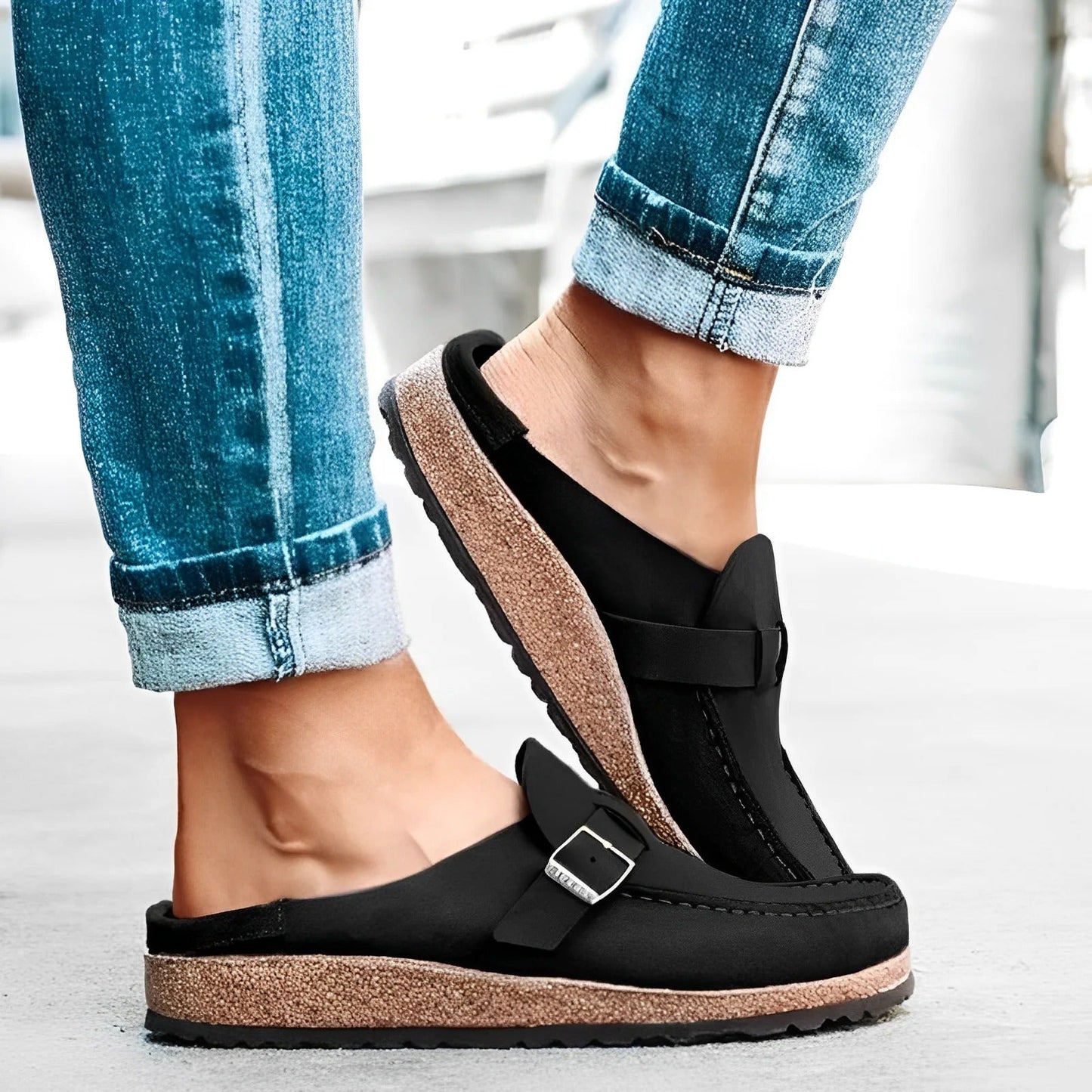Leren Dames Sandalen - Barbara Comfort