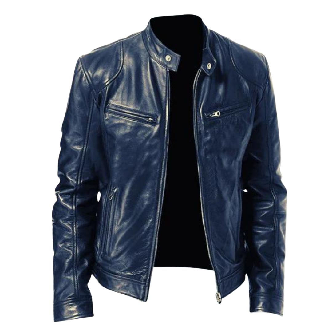 Leren Herenjas Davide - Tijdloze Luxe