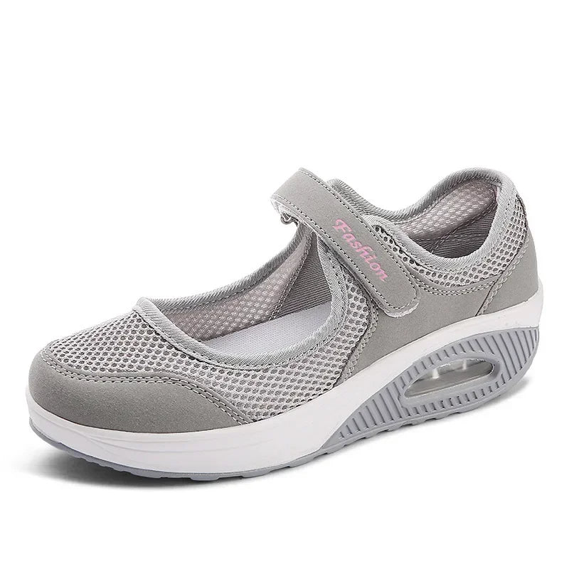 Lichtgewicht Dames Sneakers met Wedge Zool