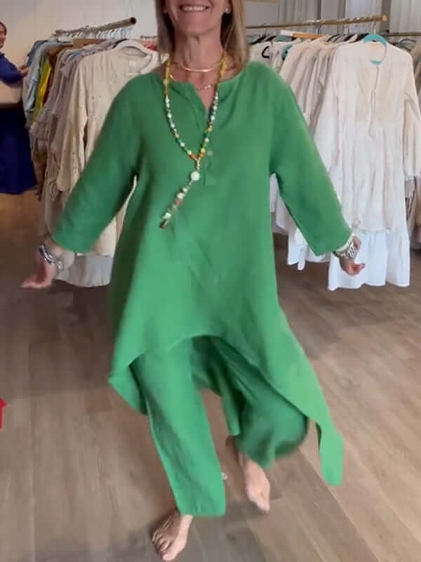 Linnen Damespak Wanda - Elegant en Comfortabel