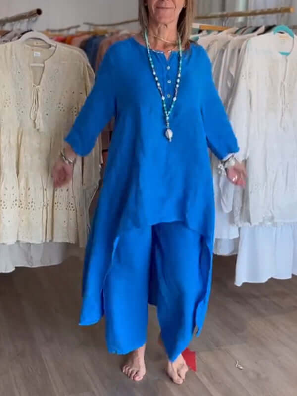 Linnen Damespak Wanda - Elegant en Comfortabel