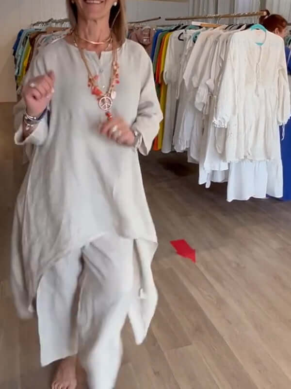Linnen Damespak Wanda - Elegant en Comfortabel