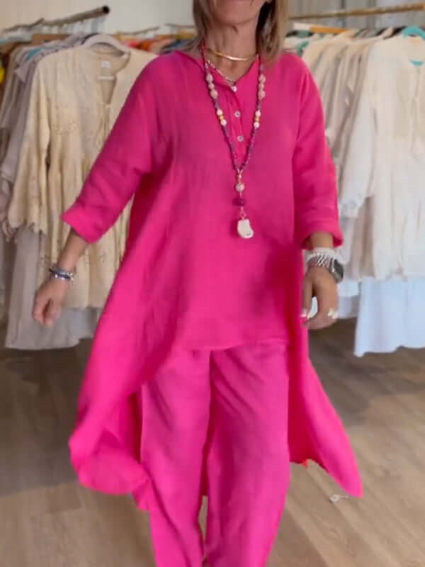 Linnen Damespak Wanda - Elegant en Comfortabel