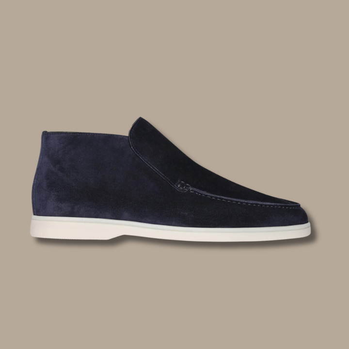 Louine Suède Herenloafers Stijlvol en Comfortabel