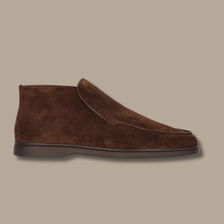 Louine Suède Herenloafers Stijlvol en Comfortabel