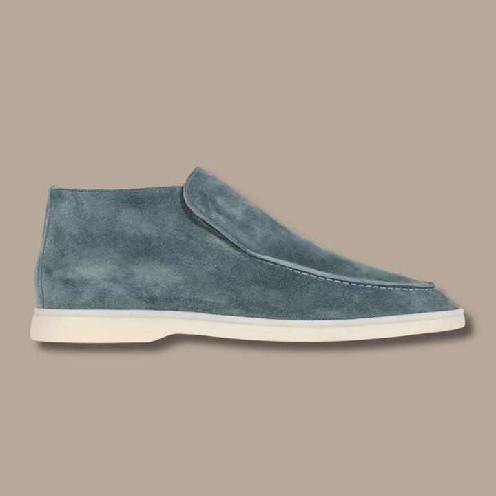 Louine Suède Herenloafers Stijlvol en Comfortabel