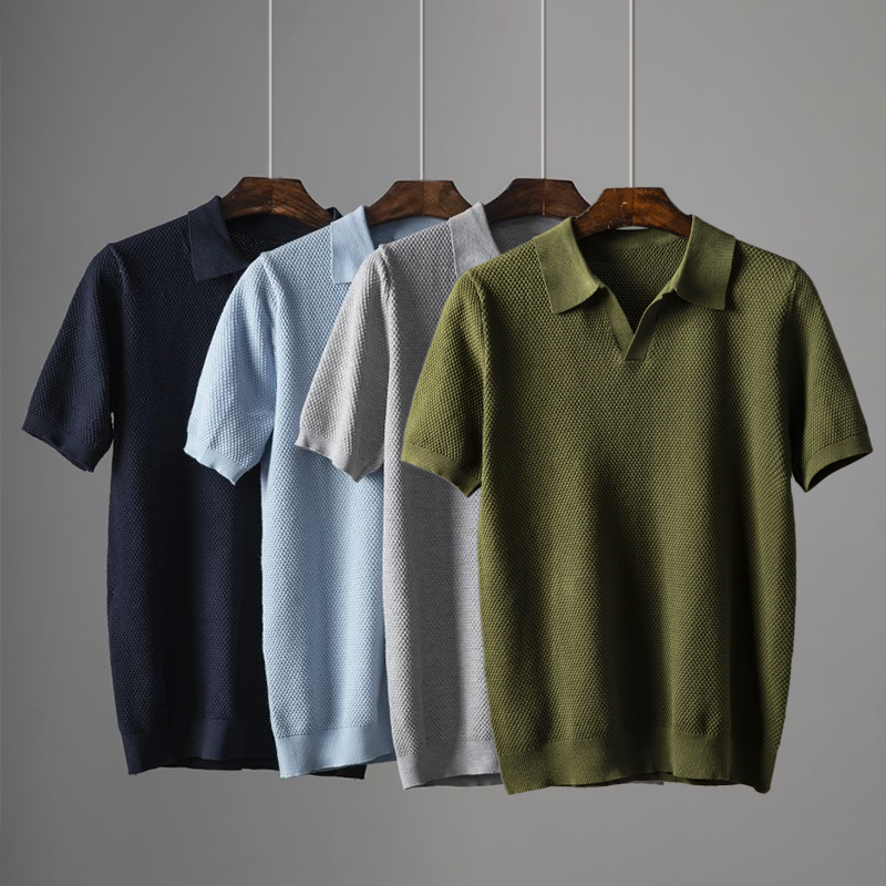 Luxe Herenpolo van Peruaans Biokatoen
