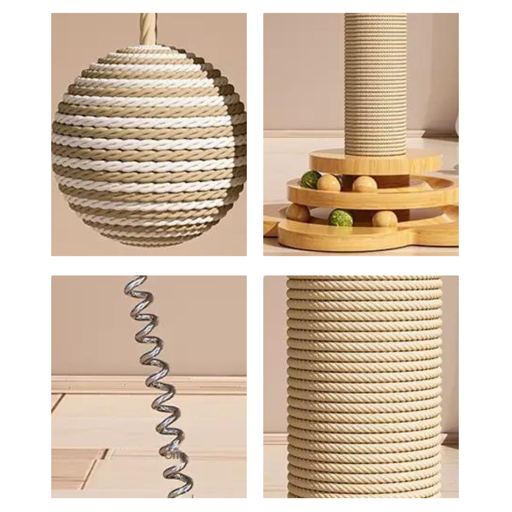 Luxe Houten Krabpaal met Speelopties