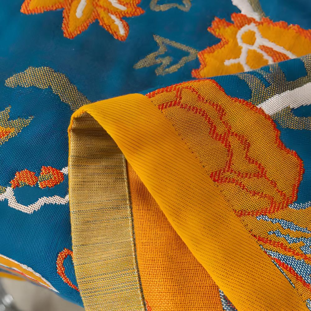 Luxe Katoenen Badhanddoek met Kraanvogelprint