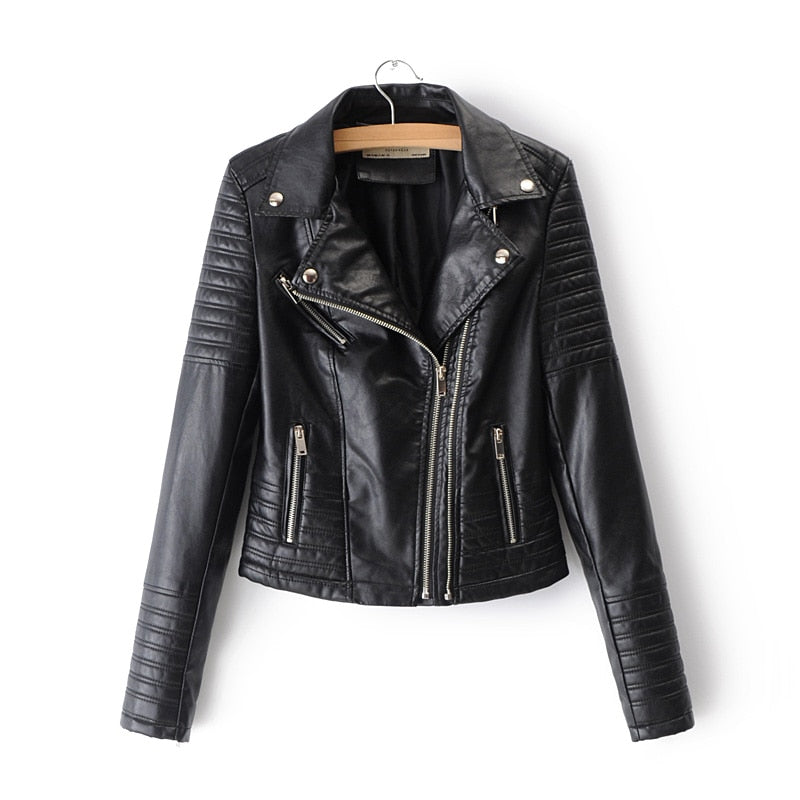 Lyrica Dames Motorjas met Asymmetrische Rits