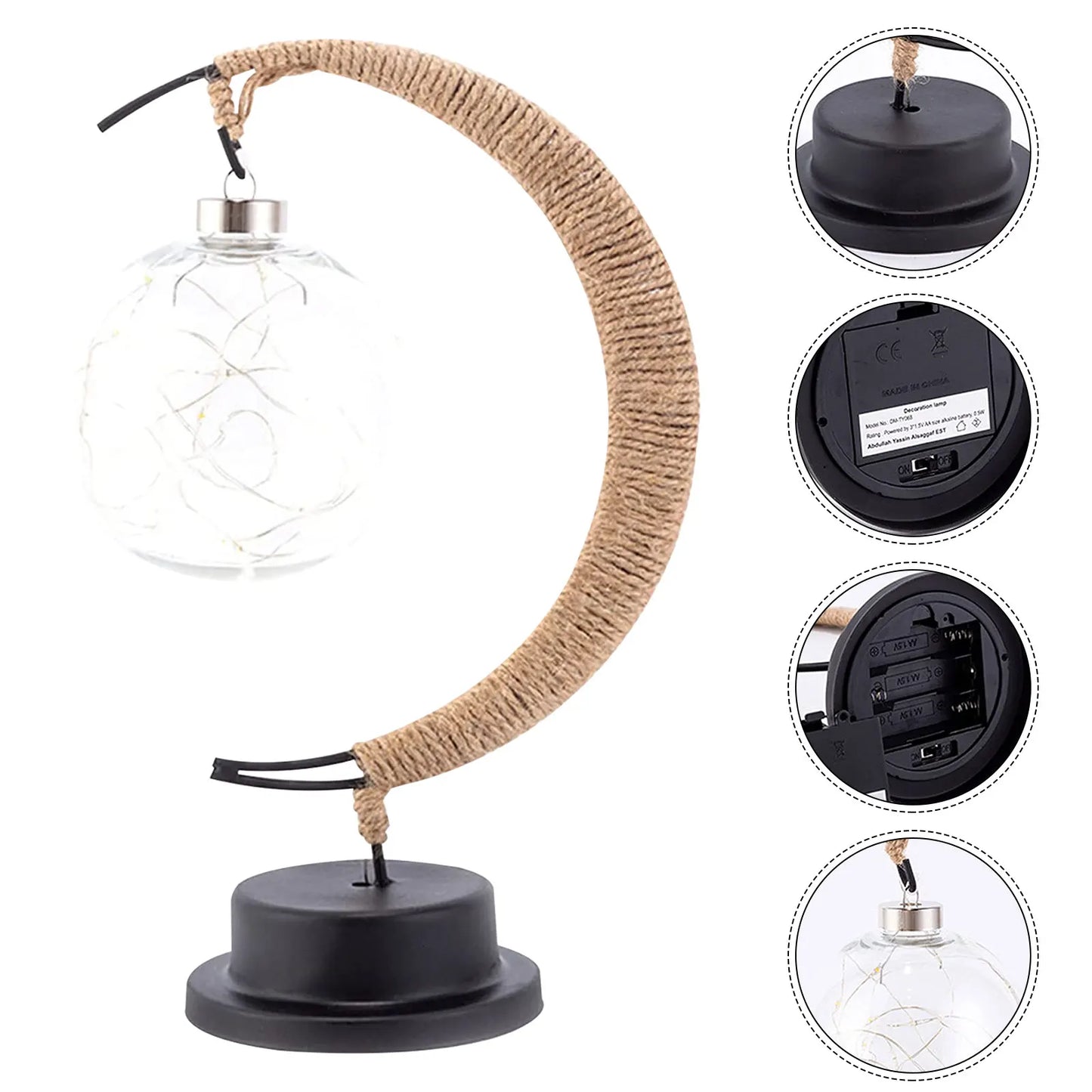 Magische Maanlamp met Halve Maan Design