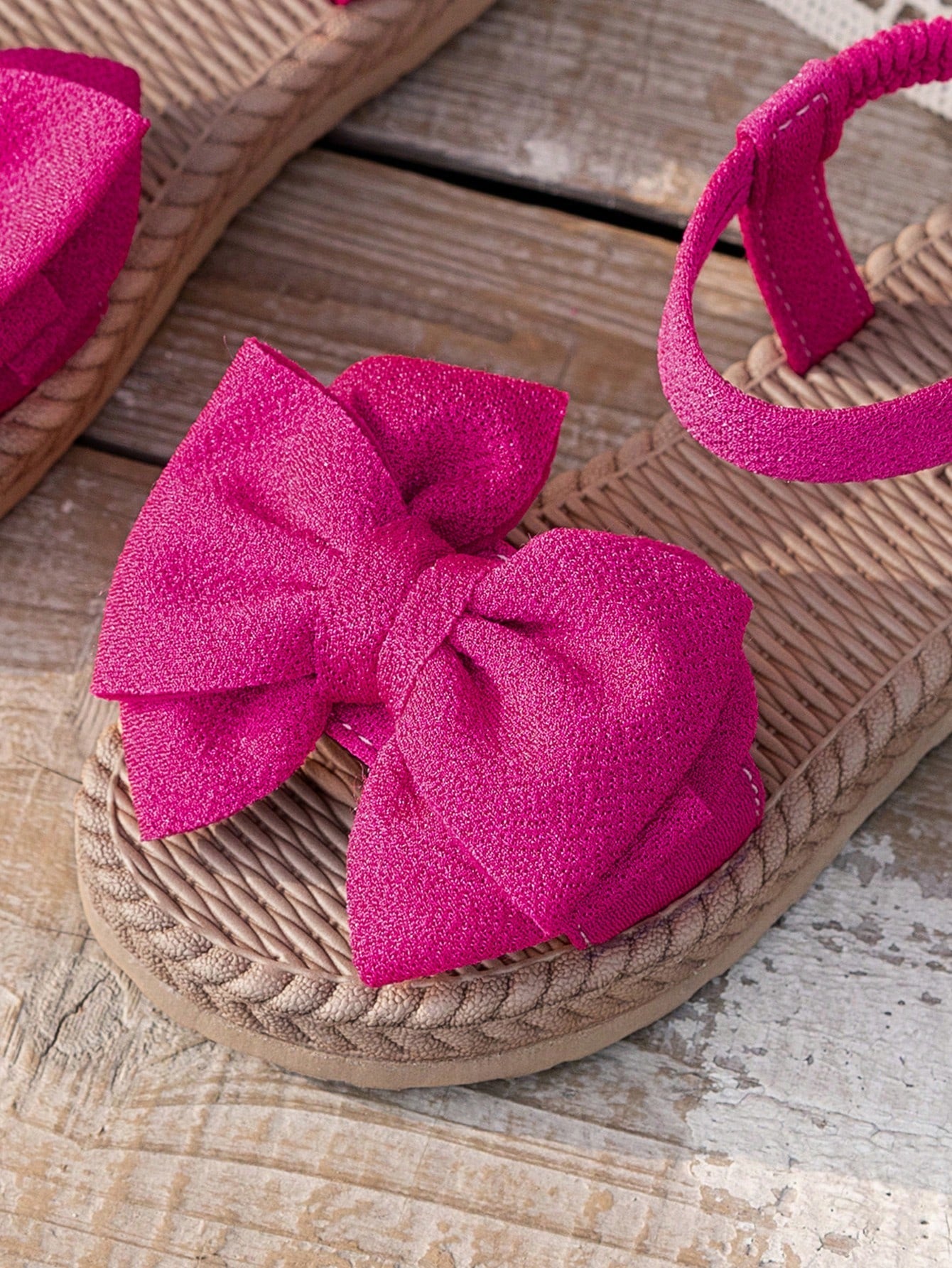 Matchende Moeder-Dochter Sandalen met Strik