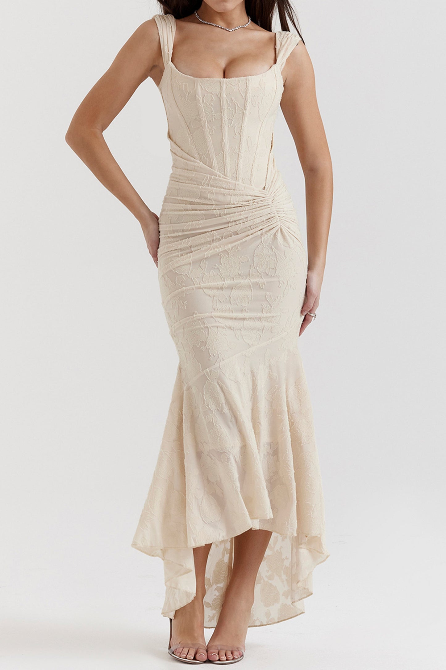 Maxi Jurk Bloemenpatroon - Elegante Mariekje