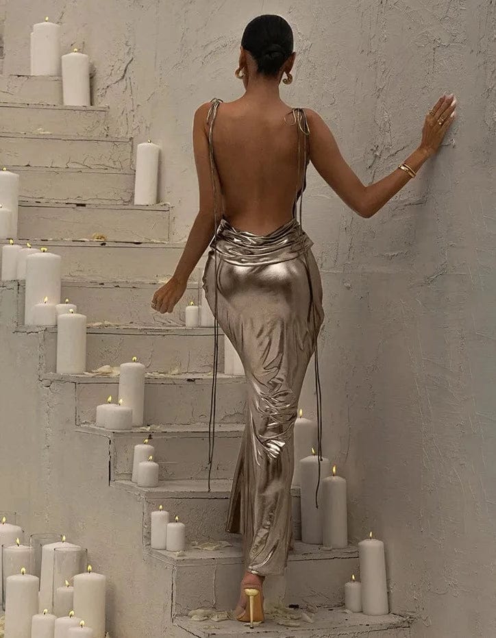 Metallic Avondjurk Camila - Elegante Look
