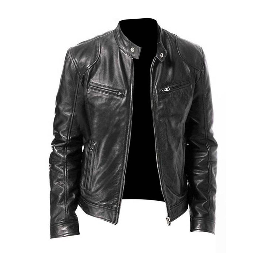 Migs – Leren Herenjas voor Zomer Stijl