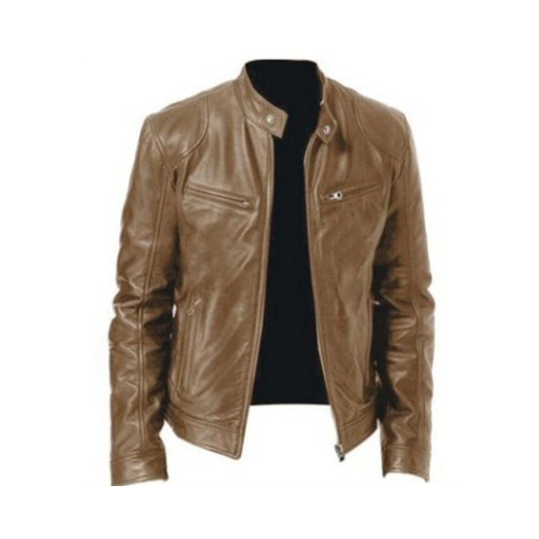 Migs – Leren Herenjas voor Zomer Stijl