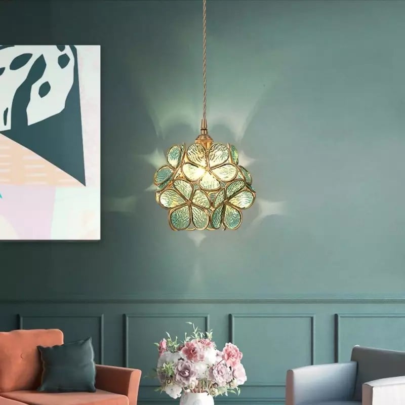 Moderne Bloemen Hanglamp - Acryl Witte Lotusstijl