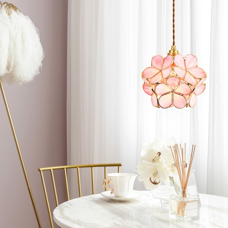Moderne Bloemen Hanglamp - Acryl Witte Lotusstijl