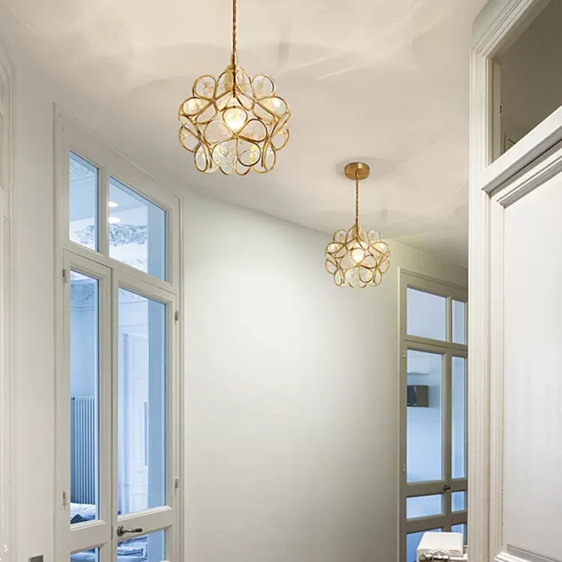 Moderne Bloemen Hanglamp - Acryl Witte Lotusstijl