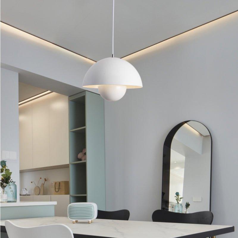 Moderne Bloempot Hanglamp - Scandinavisch Metaal