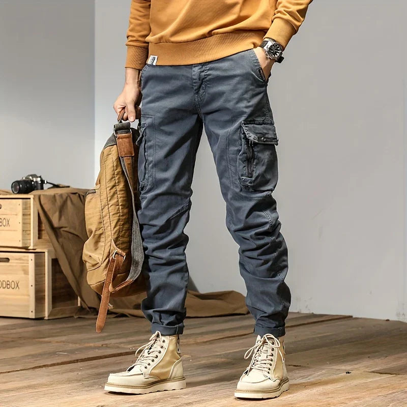 Modieuze Heren Cargo Joggingbroek