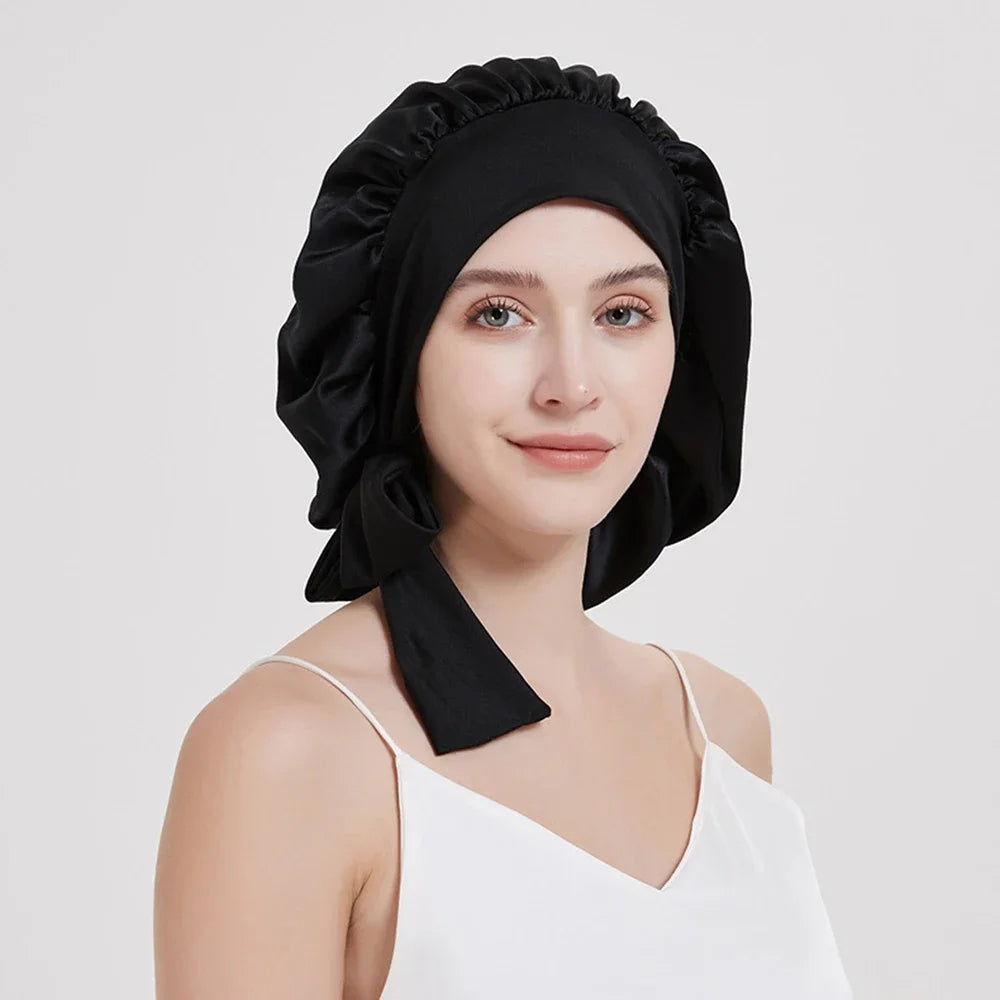 Moerbeizijden Luxe Slaapmuts voor Vrouwen