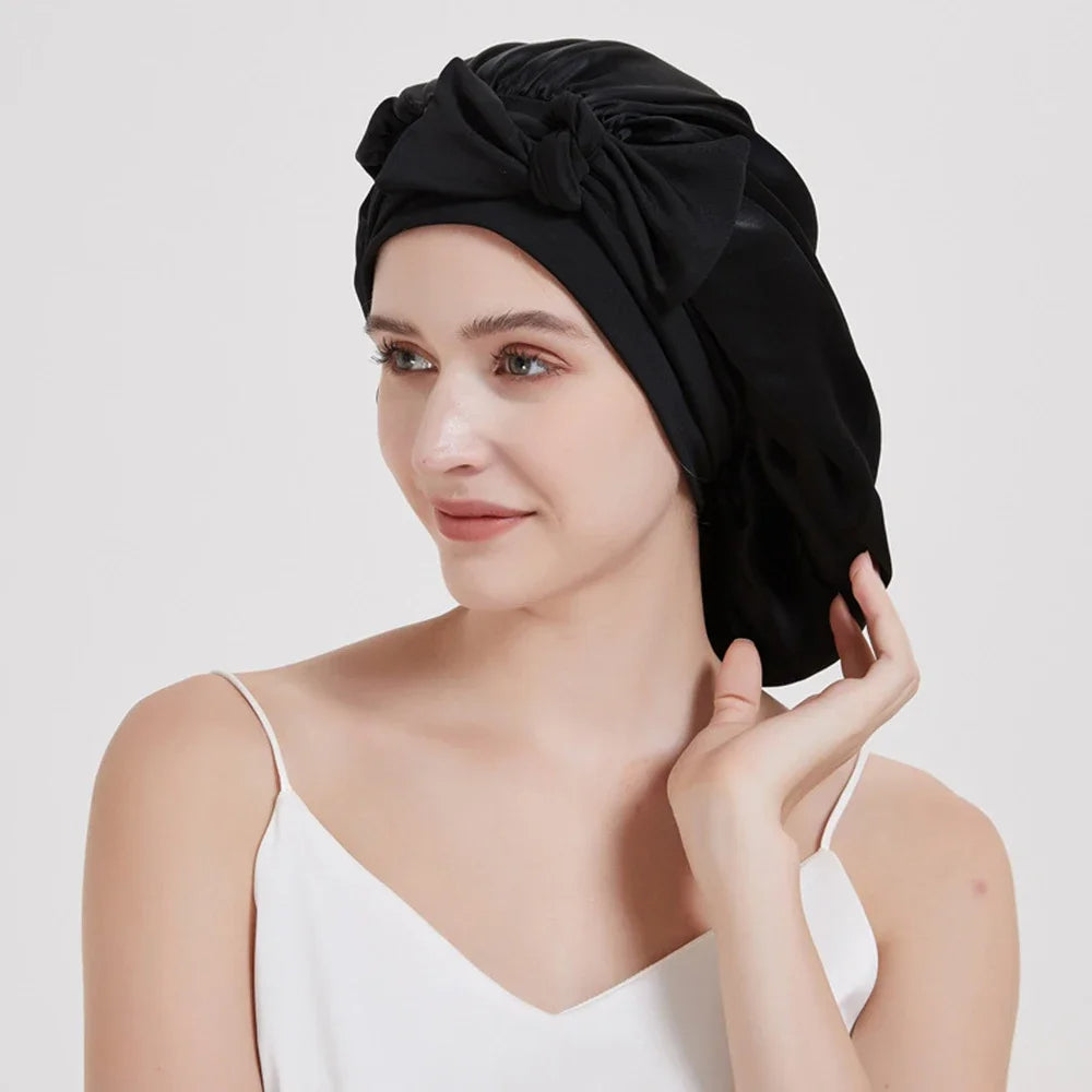 Moerbeizijden Luxe Slaapmuts voor Vrouwen