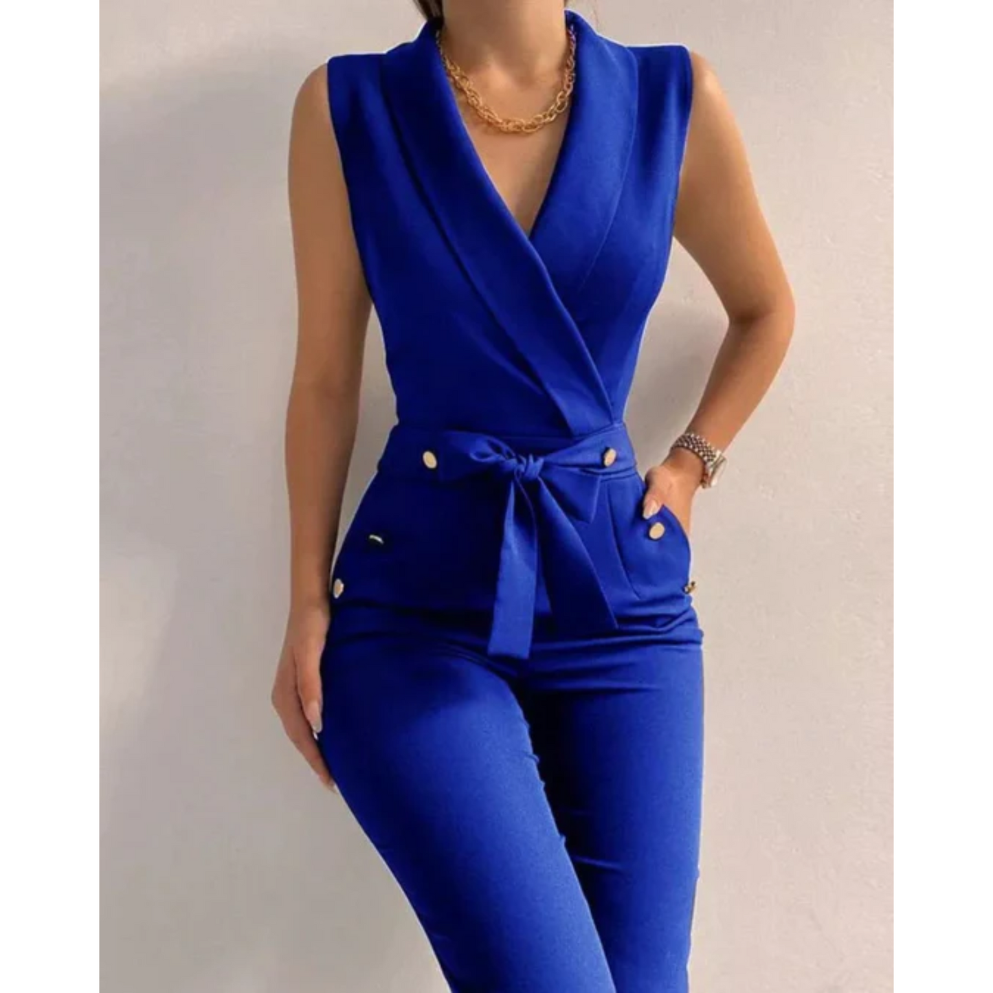 Mouwloze Jumpsuit Bessie - Zomerse Stijl
